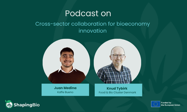 2nd ShapingBio podcast episode out now on Cross-sector collaboration for bioeconomy innovation